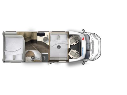 Půdorys - Profila RS 695 HB