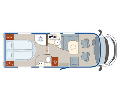 Půdorys - Profila RS 720 QB