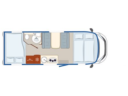 Půdorys - Activa One 690 HB