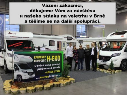 Vážení zákazníci, děkujeme Vám za návštěvu u našeho stánku na veletrhu v Brně